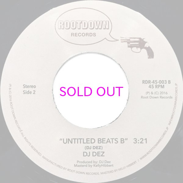 画像2: DJ DEZ a.k.a. ANDRES / UNTITLED BEATS A & B 45' (2)