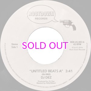 画像: DJ DEZ a.k.a. ANDRES / UNTITLED BEATS A & B 45'
