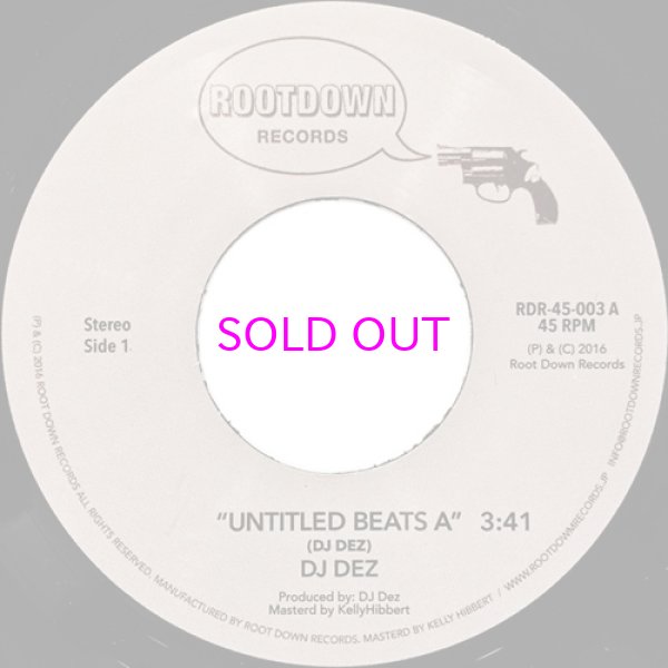 画像1: DJ DEZ a.k.a. ANDRES / UNTITLED BEATS A & B 45' (1)