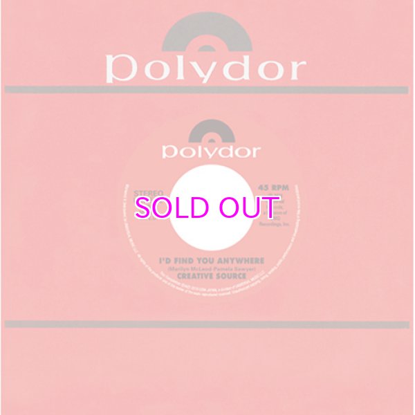 画像1: A.CREATIVE SOURCE - I'D FIND YOU ANYWHERE / B.LOU DONALDSON - YOU'RE WECOME, STOP ON BY 45' (1)