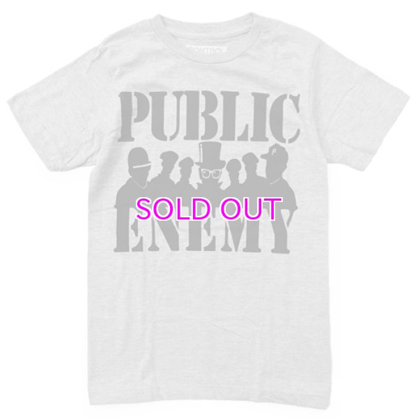 画像1: PUBLIC ENEMY GROUP SILOUTTE T-SHIRT (1)