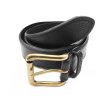 画像1: POLO RALPH LAUREN PLATE LEATHER BELT (1)