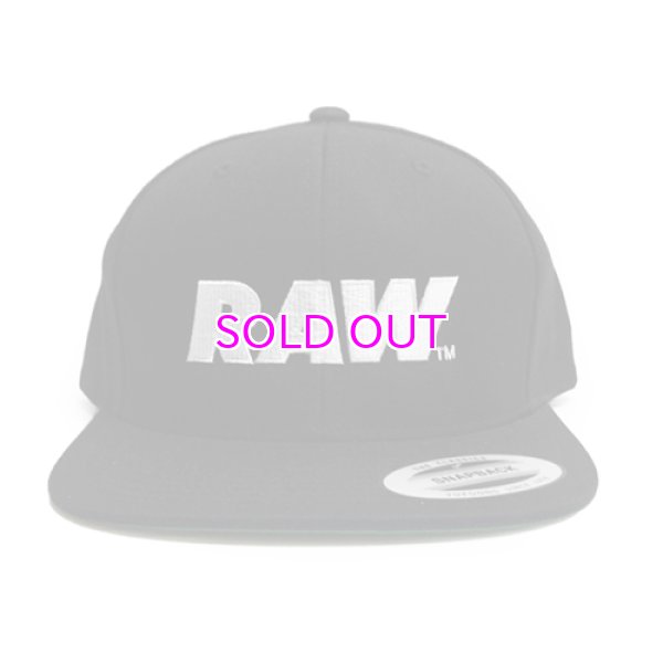 画像1: RAW LOGO SNAPBACK CAP (1)