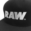 画像2: RAW LOGO SNAPBACK CAP (2)