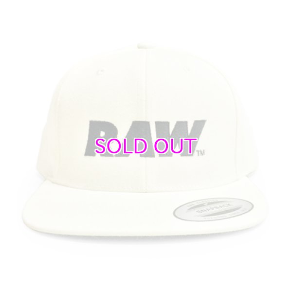 画像1: RAW LOGO SNAPBACK CAP (1)