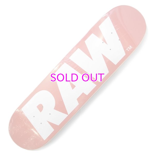 画像1: RAW LOGO SKATEBOARD DECK (1)