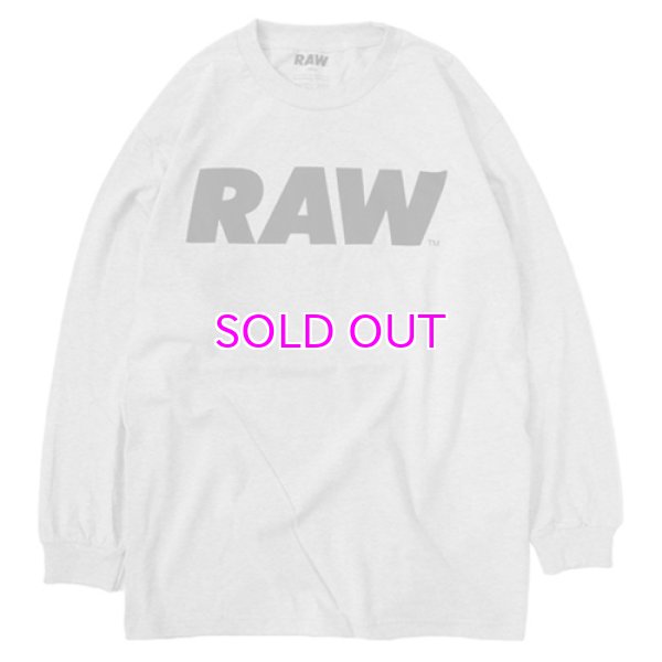 画像1: RAW LOGO PRIMARY LONG SLEEVE TEE (1)