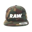 画像1: RAW LOGO SNAPBACK CAP (1)