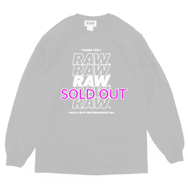 画像1: RAW THANKS L/S TEE (1)