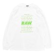 画像1: RAW THANKS L/S TEE (1)