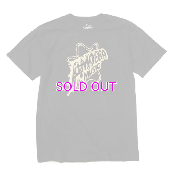 画像1: AMOEBA MUSIC GOLD ON BLACK LOGO T-SHIRT (LIMITED EDITION) (1)