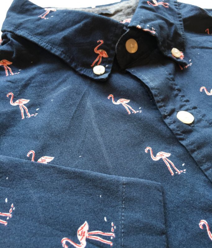 画像: J.CREW Slim short-sleeve printed shirt