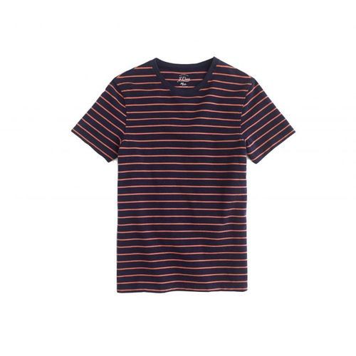画像: J.CREW / Tall piqué T-shirt in stripe
