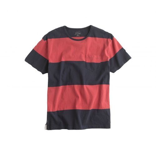 画像: J.CREW Cotton T-shirt in broad stripe