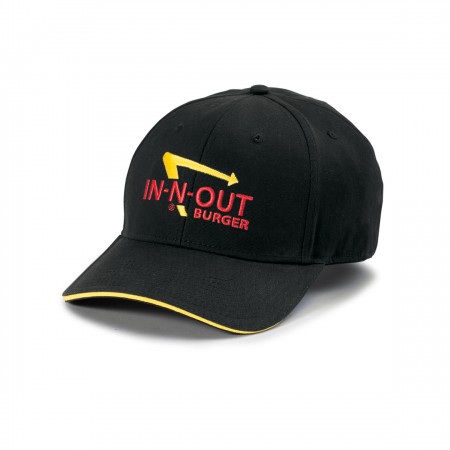 画像: IN-N-OUT-BURGER / BLACK LOGO HAT