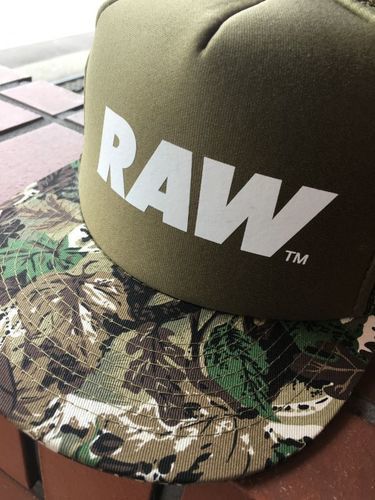 画像: RAW /LOGO MESH TRUCKER SNAPBACK HAT