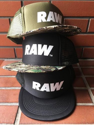 画像: RAW /LOGO MESH TRUCKER SNAPBACK HAT