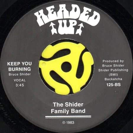 画像: The Shider Family Band / Keep you burning  45s 