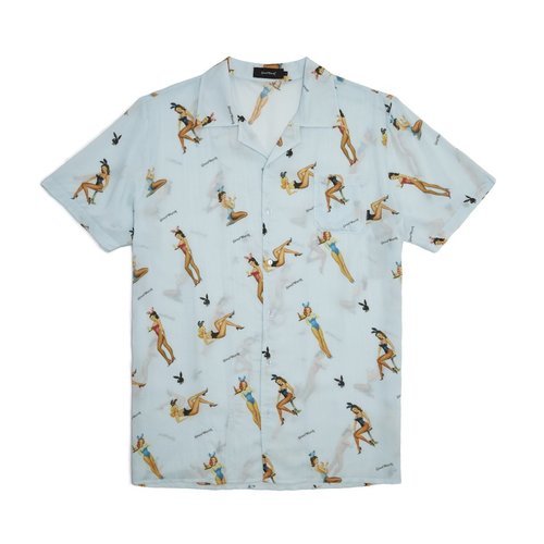 画像: GW X Playboy Bunnies Button Up