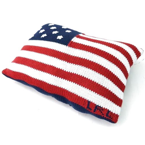 画像: POLO RALPH LAUREN USA FLAG KNIT PILLOW