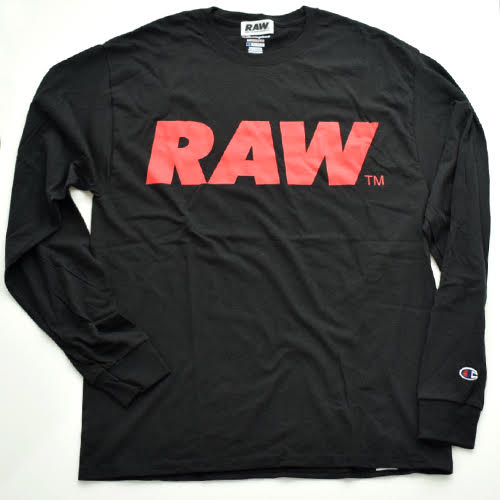 画像: RAW BIG LOGO L/S T-SHIRT(CHAMPION®)