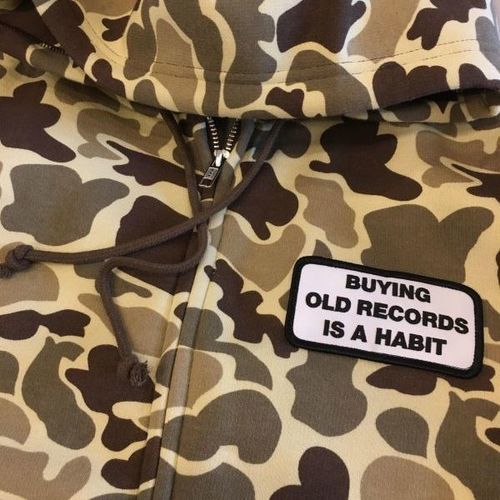 画像: “Buying Old Records is A Habit” Zip Up Hoodie