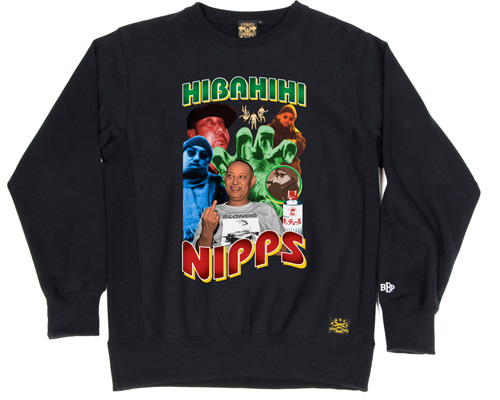 画像: NIPPS x BBP “HIBAHIHI” Crewneck Sweat Shirt