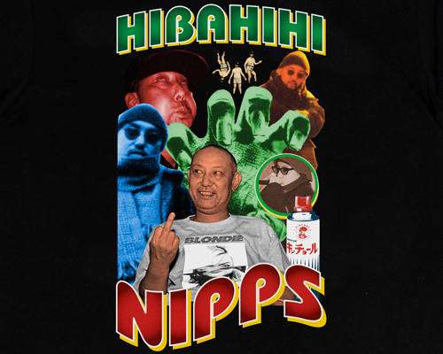 画像: NIPPS x BBP “HIBAHIHI” Tee