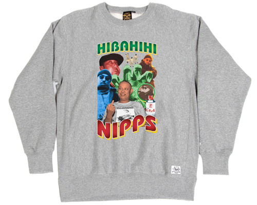 画像: NIPPS x BBP “HIBAHIHI” Crewneck Sweat Shirt