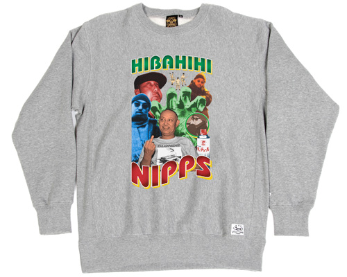 画像: NIPPS x BBP “HIBAHIHI” Crewneck Sweat Shirt