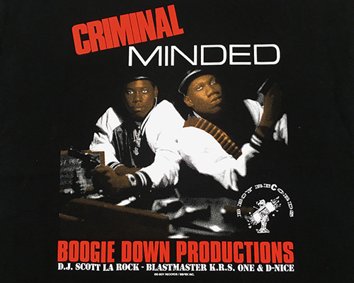 画像: B-Boy Records x BBP "Criminal Minded" Tee