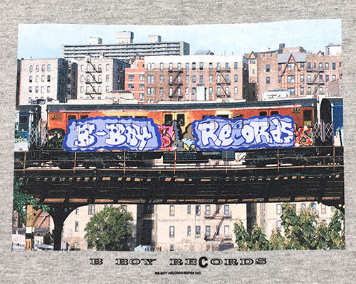 画像: B-Boy Records x BBP "B-Boy Records Subway" Tee