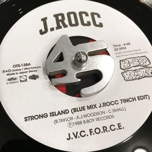 画像: J.V.C. F.O.R.C.E. (EDIT BY J.ROCC) / STRONG ISLAND (BLUE MIX J.ROCC 7INCH EDIT) / STRONG ISLAND (ACAPELLA J.ROCC 7INCH EDIT)