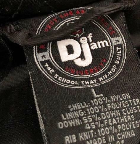 画像: Vintage // DEF JAM UNIVERSITY Jacket Goose Down Jacket (SIZE L )