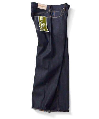 画像: LAFAYETTE 5 POCKET SELVAGE DENIM PANTS - BAGGIE FIT - 