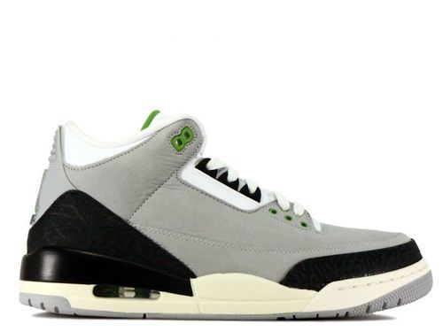 画像: NIKE AIR JORDAN 3 RETRO　LT SMOKE GREY/CHLOROPHYLL