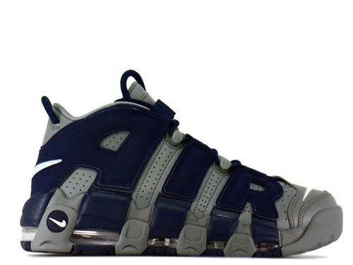 画像: NIKE AIR MORE UPTEMPO 96 COOL GREY/WHITE-MIDNIGHT NAVY 