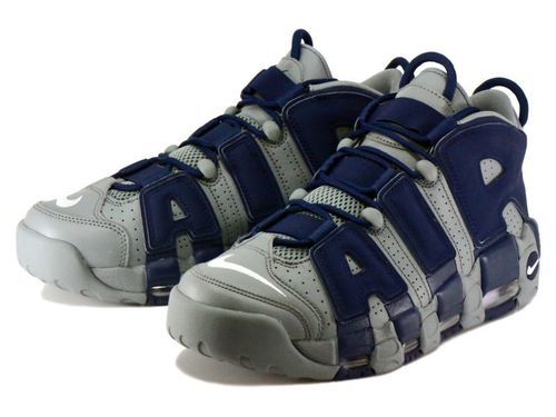 画像: NIKE AIR MORE UPTEMPO 96 COOL GREY/WHITE-MIDNIGHT NAVY 