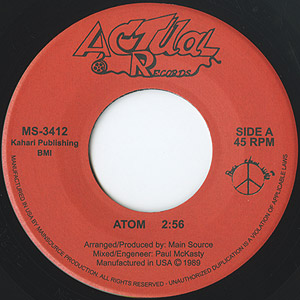 画像: Main Source / Atom 7inch  