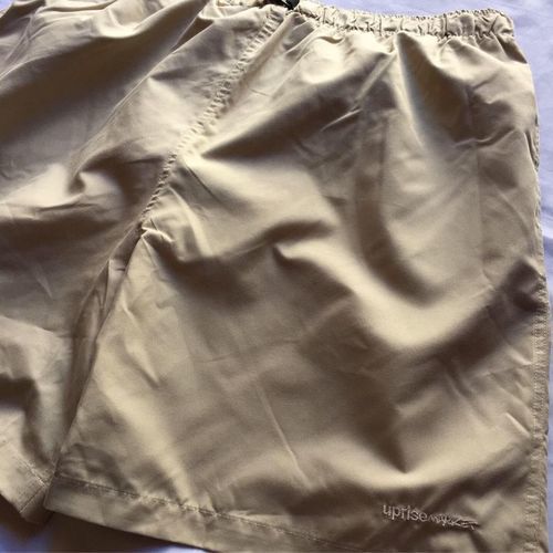 画像: upriseMARKET Embroidery Logo Nylon Baggy Shorts