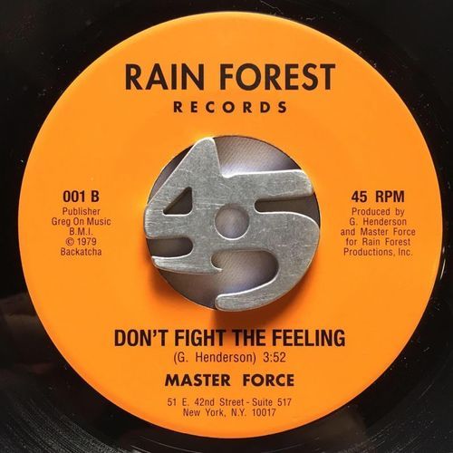 画像: Master Force ‎– Hey Girl / Don't Fight The Feeling 7inch  