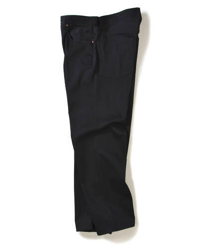 画像: Lafayette 5 POCKET BLACK DENIM PANTS - BAGGIE FIT