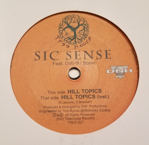 画像: Sic Sense ‎– Hill Topics  7inch  