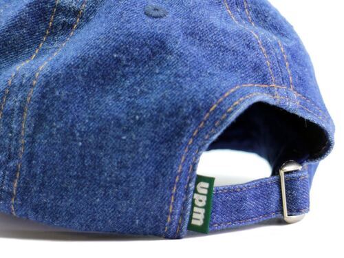 画像: upriseMARKET Juke box Label Logo Denim Baseball Hat 