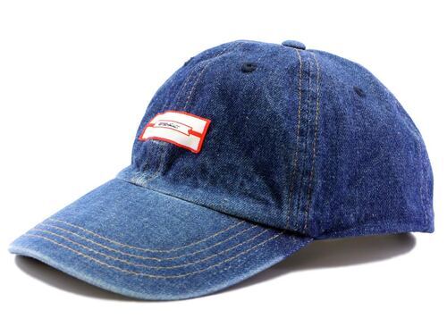 画像: upriseMARKET Juke box Label Logo Denim Baseball Hat 