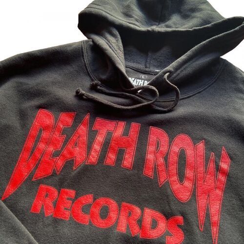 画像: DEATH ROW RECORDS LOGO PULL OVER FLEECE HOODIE