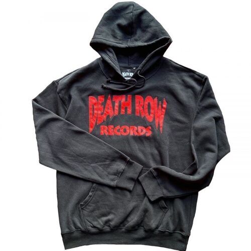 画像: DEATH ROW RECORDS LOGO PULL OVER FLEECE HOODIE