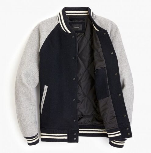 画像: J.Crew Primaloft Letterman Jacket in Wool 