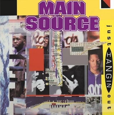 画像: MAIN SOURCE / JUST HANGIN' OUT b/w LIVE AT THE BARBECUE 7"