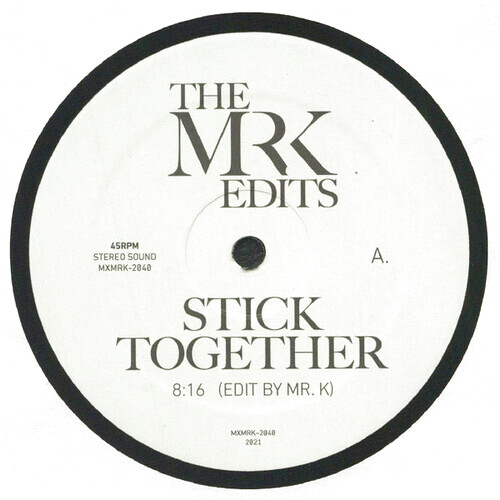 画像: MR.K (DANNY KRIVIT)  / STICK TOGETHER/BODY LANGUAGE 12"